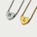 Heart necklaces in Silver and Gold