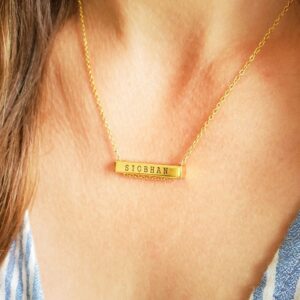 Personalised Name Necklace with name Siobhan