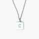 Square pendent necklace